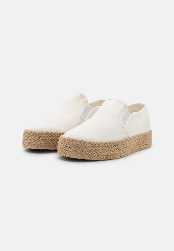 Chaussure Basse Anna Field Espadrillas Slip on Blanche Femme | IPO-5505226